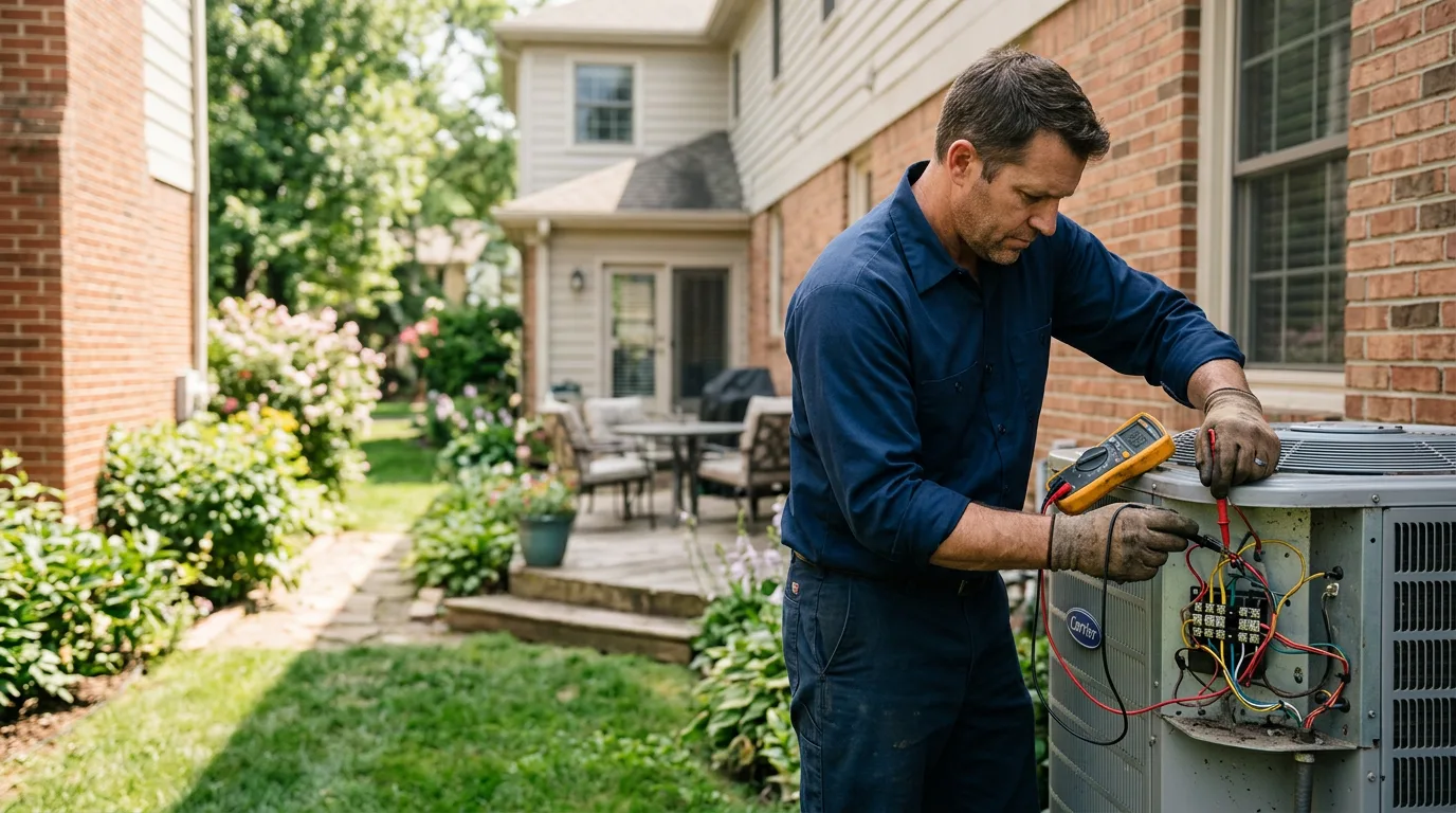 HVAC technician working near Callaway, VA
